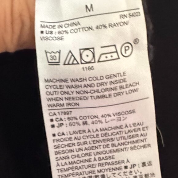 Banana Republic Black Ribbed Cowl Turtleneck Sleeveless Sweater Knit Size Medium - Picture 6 of 6